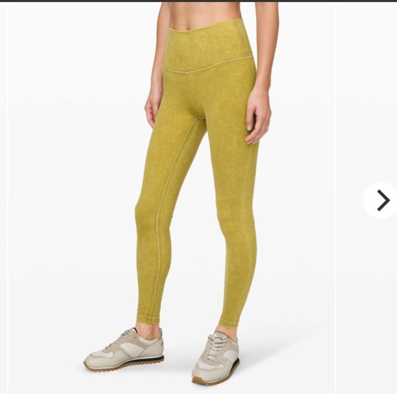 Lululemon Wunder Under High-Rise Tight Snow 28” Washed Grape Leaf Size 6 25 - Picture 2 of 8